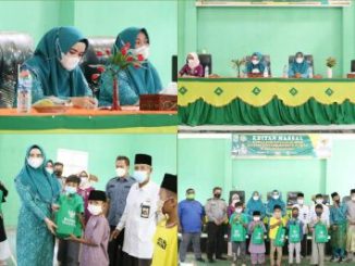 Baznas Bekerjasama Dengan PPNI Kabupaten Pelalawan Gelar Khitanan Massal Di Kecamatan Bunut