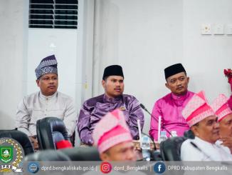 M. Arsya Fadillah menghadiri Rapat Paripurna Hari Jadi ke-26 Kabupaten Rokan Hulu di Gedung DPRD Rohul.