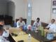 Priyo Tri Laksono memberikan arahan kepada jajaran pejabat struktural dalam rapat perdana pasca sertijab, Kamis, 09 Oktober 2025.
