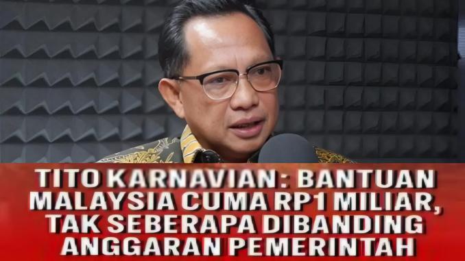 Menteri Dalam Negeri Tito Karnavian.