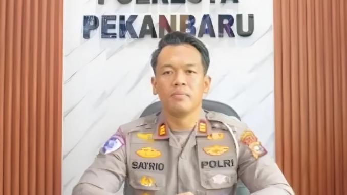 Kasatlantas Polresta Pekanbaru AKP Satrio Bagus Wira Wicaksana.