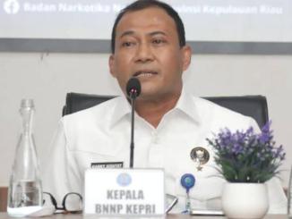 Kepala BNN RI Suyudi Ario Seto memberikan arahan kepada jajaran BNN Kepulauan Riau.