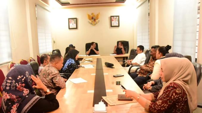 Komisi III DPRD Bengkalis bertemu BPKAD Riau membahas penyaluran DBH dan tunda salur.