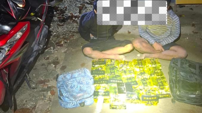 Barang bukti 19 kg sabu yang diamankan Polres Bengkalis dari dua kurir jaringan Malaysia.