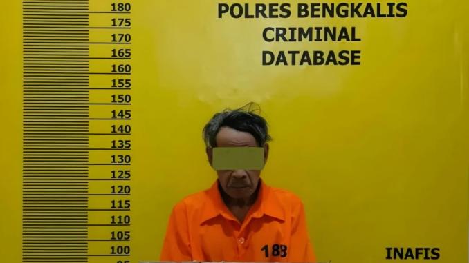 Polisi menangkap pria 70 tahun yang diduga mencabuli delapan anak perempuan di Bengkalis. Kasus ini sempat dipertanyakan keluarga korban.