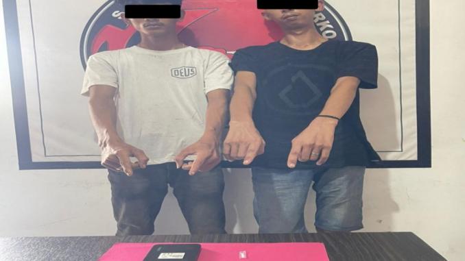 Polisi mengamankan tersangka kasus sabu di Bengkalis