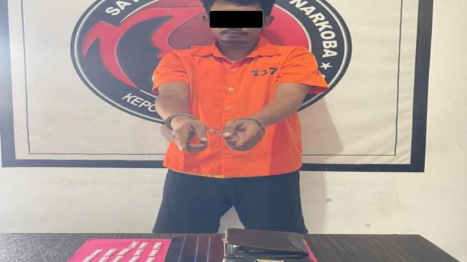 Barang bukti sabu, ganja, dan ekstasi yang disita polisi di Bengkalis