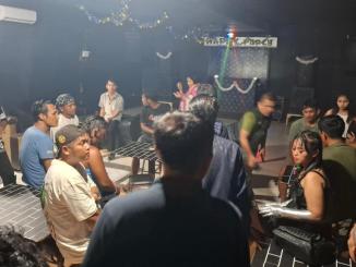 Polisi menggelar razia dan tes urine di THM Bengkalis.