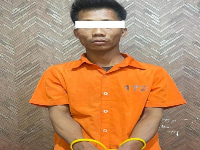 Petugas Satresnarkoba Polres Bengkalis menangkap pria dalam kasus sabu di Kecamatan Bantan.