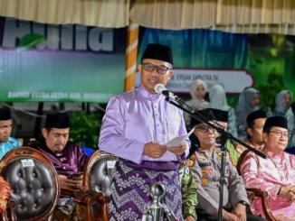 Wabup Bengkalis Bagus Santoso melepas Pawai Takbir Idul Adha 1447 H di Lapangan Tugu Bengkalis.