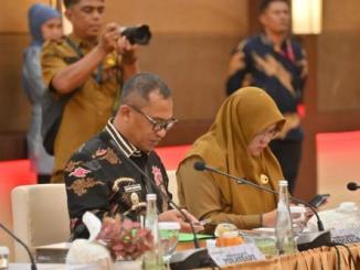 Wakil Bupati Bengkalis Bagus Santoso menghadiri RUPS BRK Syariah Tahun Buku 2025 dan RUPS-LB Tahun 2026 di Pekanbaru.