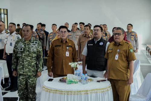 Staf Ahli Bupati Bengkalis Syahruddin menghadiri Forum Konsultasi Publik yang digelar Polres Bengkalis di Aula Tantya Sudhirajati.