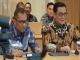 Wakil Bupati Bengkalis Bagus Santoso saat audiensi dengan Wakil Menteri Kesehatan.