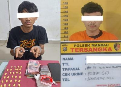 Polisi mengungkap dua kasus narkotika berbeda di Mandau dengan 29 butir ekstasi dan satu DPO.