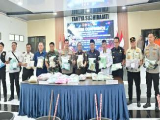 Pemusnahan barang bukti narkotika di Polres Bengkalis