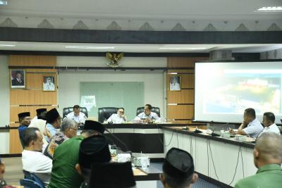 Sekda Bengkalis Ersan Saputra memimpin rapat persiapan MTQ ke-51 tingkat Kabupaten Bengkalis.